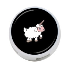 Unicorn Sheep 4-port Usb Hub (two Sides)  by Valentinaart