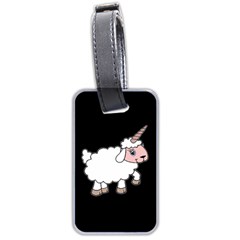 Unicorn Sheep Luggage Tags (two Sides) by Valentinaart