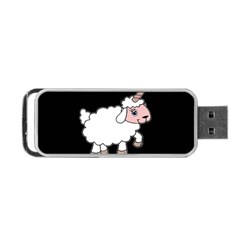 Unicorn Sheep Portable Usb Flash (one Side) by Valentinaart