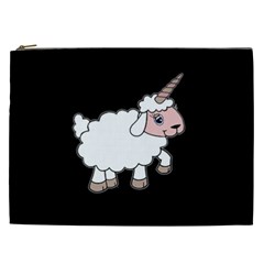 Unicorn Sheep Cosmetic Bag (xxl)  by Valentinaart