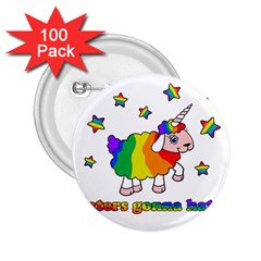 Unicorn Sheep 2 25  Buttons (100 Pack)  by Valentinaart