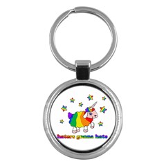 Unicorn Sheep Key Chains (round)  by Valentinaart