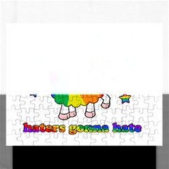 Unicorn Sheep Rectangular Jigsaw Puzzl by Valentinaart