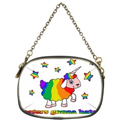 Unicorn Sheep Chain Purses (two Sides)  by Valentinaart