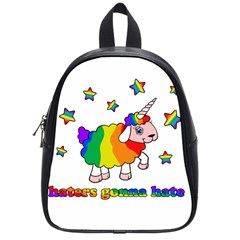 Unicorn Sheep School Bag (small) by Valentinaart