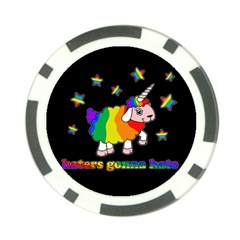 Unicorn Sheep Poker Chip Card Guard by Valentinaart