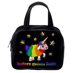 Unicorn Sheep Classic Handbags (one Side) by Valentinaart