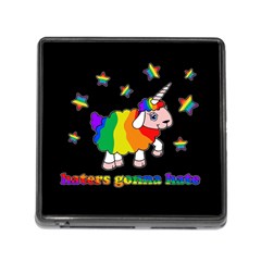 Unicorn Sheep Memory Card Reader (square) by Valentinaart