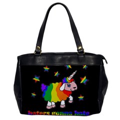 Unicorn Sheep Office Handbags by Valentinaart