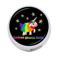 Unicorn Sheep 4-port Usb Hub (two Sides)  by Valentinaart