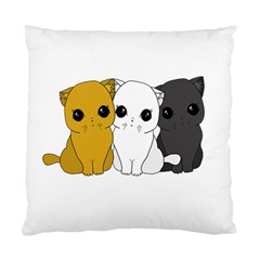 Cute Cats Standard Cushion Case (two Sides) by Valentinaart