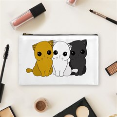 Cute Cats Cosmetic Bag (medium)  by Valentinaart