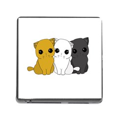 Cute Cats Memory Card Reader (square) by Valentinaart