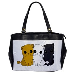 Cute Cats Office Handbags by Valentinaart