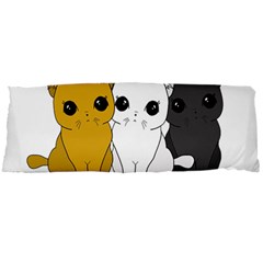 Cute Cats Body Pillow Case Dakimakura (two Sides) by Valentinaart