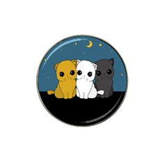 Cute Cats Hat Clip Ball Marker (4 Pack) by Valentinaart