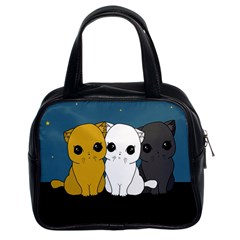 Cute Cats Classic Handbags (2 Sides) by Valentinaart