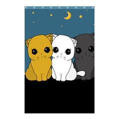 Cute Cats Shower Curtain 48  X 72  (small)  by Valentinaart