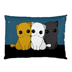 Cute Cats Pillow Case (two Sides) by Valentinaart