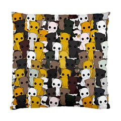 Cute Cats Pattern Standard Cushion Case (two Sides) by Valentinaart