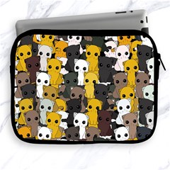 Cute Cats Pattern Apple Ipad 2/3/4 Zipper Cases by Valentinaart