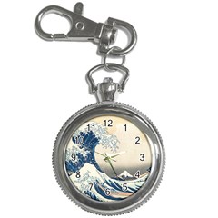 The Classic Japanese Great Wave Off Kanagawa By Hokusai Key Chain Watches