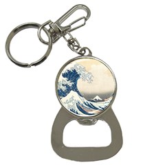 The Classic Japanese Great Wave Off Kanagawa By Hokusai Button Necklaces by PodArtist