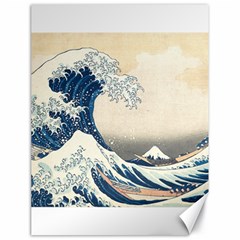 The Classic Japanese Great Wave Off Kanagawa By Hokusai Canvas 18  X 24   by PodArtist