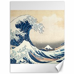 The Classic Japanese Great Wave Off Kanagawa By Hokusai Canvas 36  X 48   by PodArtist