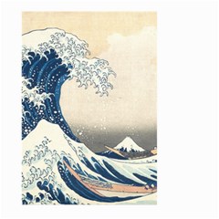 The Classic Japanese Great Wave Off Kanagawa By Hokusai Large Garden Flag (two Sides) by PodArtist