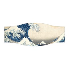 The Classic Japanese Great Wave Off Kanagawa By Hokusai Stretchable Headband by PodArtist