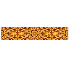 Golden Mandalas Pattern Flano Scarf (large) by linceazul