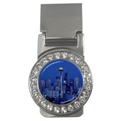 Space Needle Seattle Washington Money Clips (cz)  by Nexatart