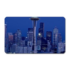 Space Needle Seattle Washington Magnet (rectangular) by Nexatart