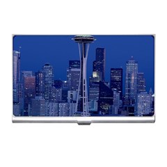 Space Needle Seattle Washington Business Card Holders by Nexatart