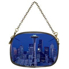 Space Needle Seattle Washington Chain Purses (one Side)  by Nexatart