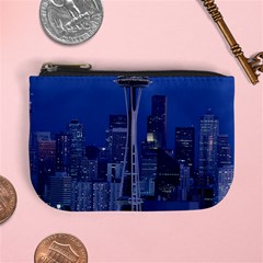 Space Needle Seattle Washington Mini Coin Purses by Nexatart