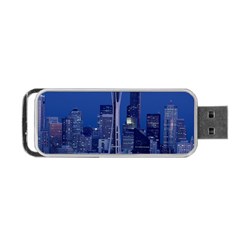 Space Needle Seattle Washington Portable Usb Flash (one Side) by Nexatart