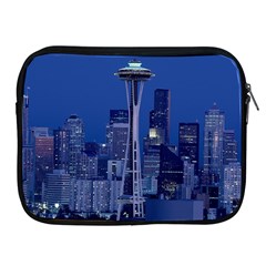 Space Needle Seattle Washington Apple Ipad 2/3/4 Zipper Cases by Nexatart