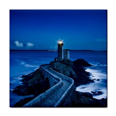 Plouzane France Lighthouse Landmark Tile Coasters