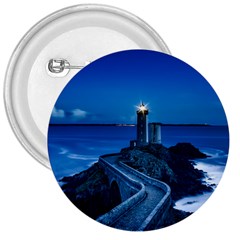 Plouzane France Lighthouse Landmark 3  Buttons by Nexatart