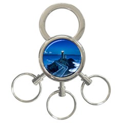 Plouzane France Lighthouse Landmark 3-ring Key Chains by Nexatart