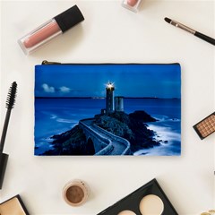 Plouzane France Lighthouse Landmark Cosmetic Bag (medium)  by Nexatart