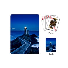 Plouzane France Lighthouse Landmark Playing Cards (mini)  by Nexatart