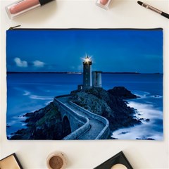 Plouzane France Lighthouse Landmark Cosmetic Bag (xxxl)  by Nexatart