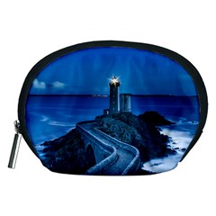 Plouzane France Lighthouse Landmark Accessory Pouches (medium)  by Nexatart