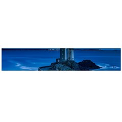 Plouzane France Lighthouse Landmark Flano Scarf (Large)