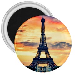 Eiffel Tower Paris France Landmark 3  Magnets by Nexatart