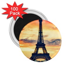 Eiffel Tower Paris France Landmark 2 25  Magnets (100 Pack)  by Nexatart