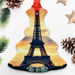 Eiffel Tower Paris France Landmark Ornament (christmas Tree)  by Nexatart